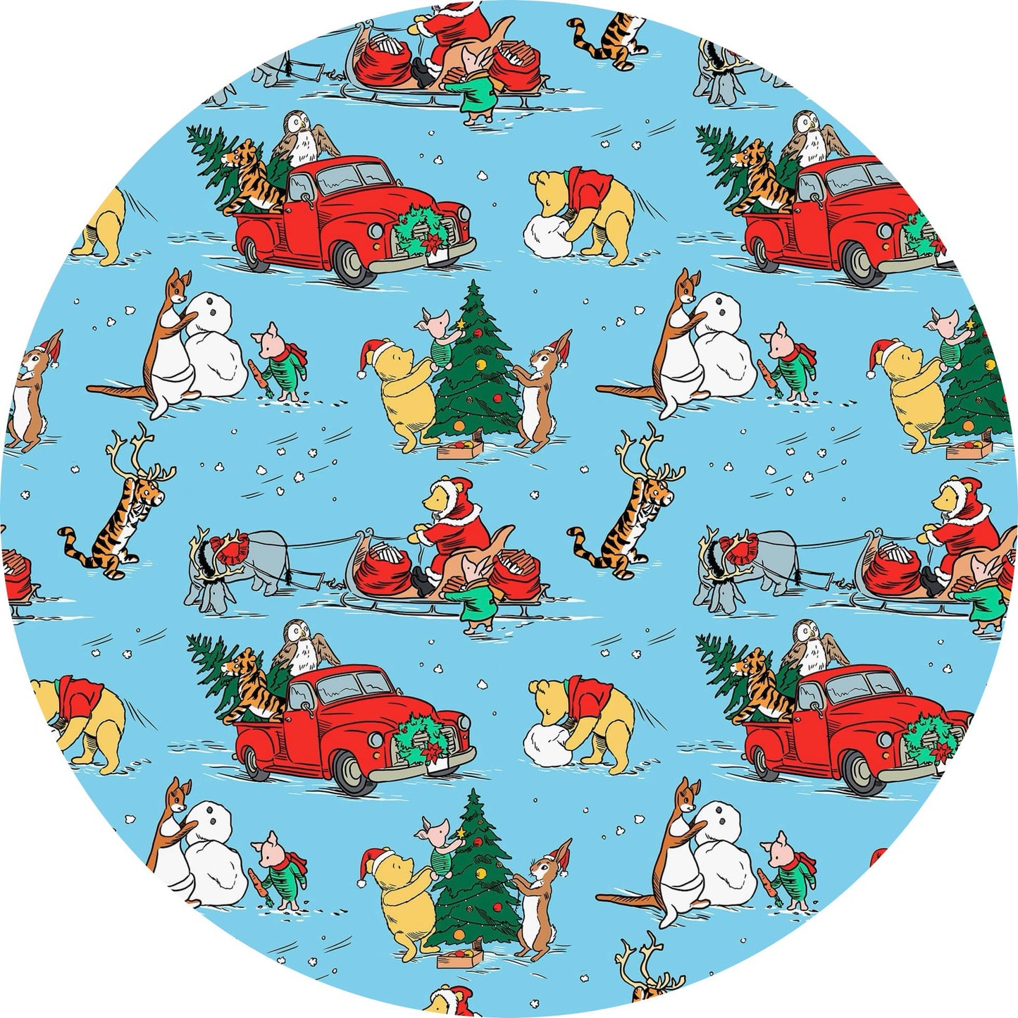 Pooh Christmas Bamboo Terry Crewneck