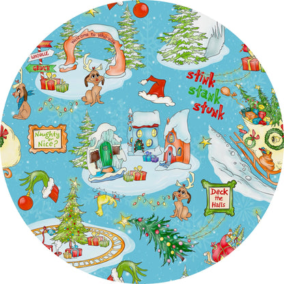 Green Guy Christmas Bamboo Zippy Pajamas