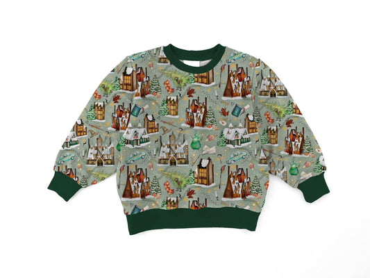 Wizard Christmas Bamboo Terry Crewneck