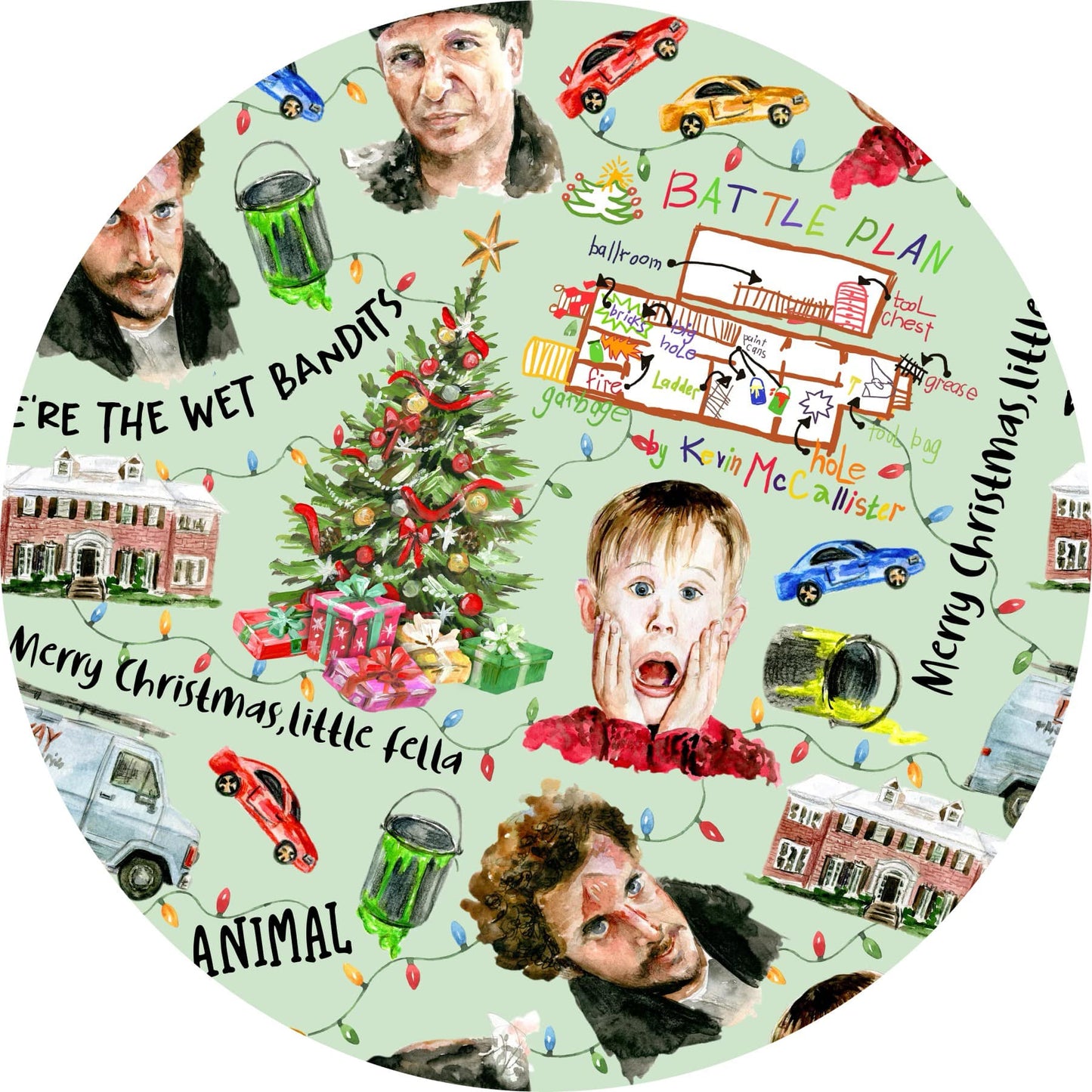 Home Alone Christmas Bamboo Terry Crewneck