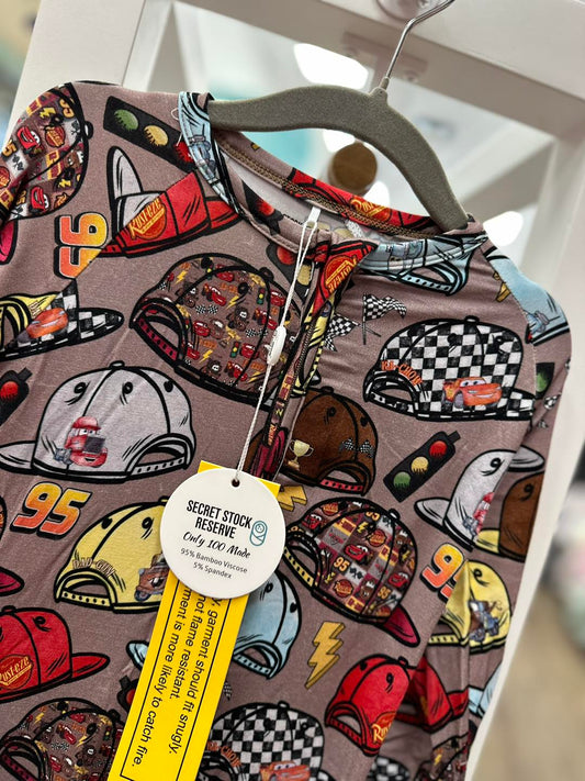 Cars Snapbacks Bamboo Zippy Pajamas
