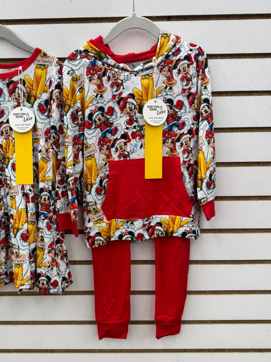 Christmas Disney Pluto Bamboo Hoodie & Jogger Set
