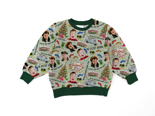 Home Alone Christmas Bamboo Terry Crewneck