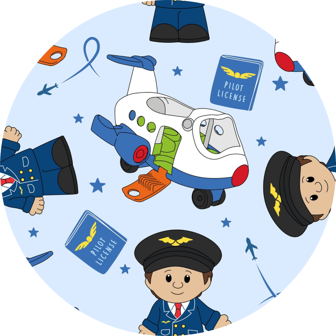 Pilot Tiny People Minky Blanket