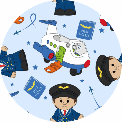 Pilot Tiny People Minky Blanket