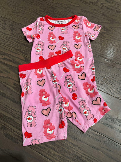 Love Bear Bamboo Short Sleeve Two Piece Pajama Set