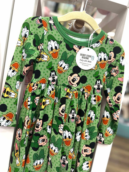 St. Patricks Day Fab Five Bamboo Long Sleeve Dress
