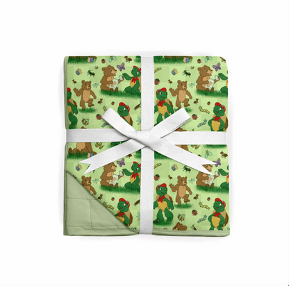Little Friend Mashup Quilted Bamboo Blanket
