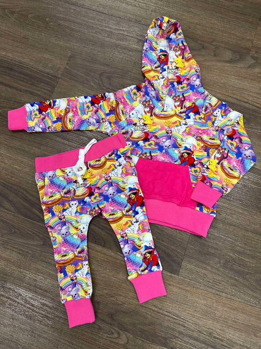 Lisa Bears French Terry Bamboo Hoodie & Jogger Set