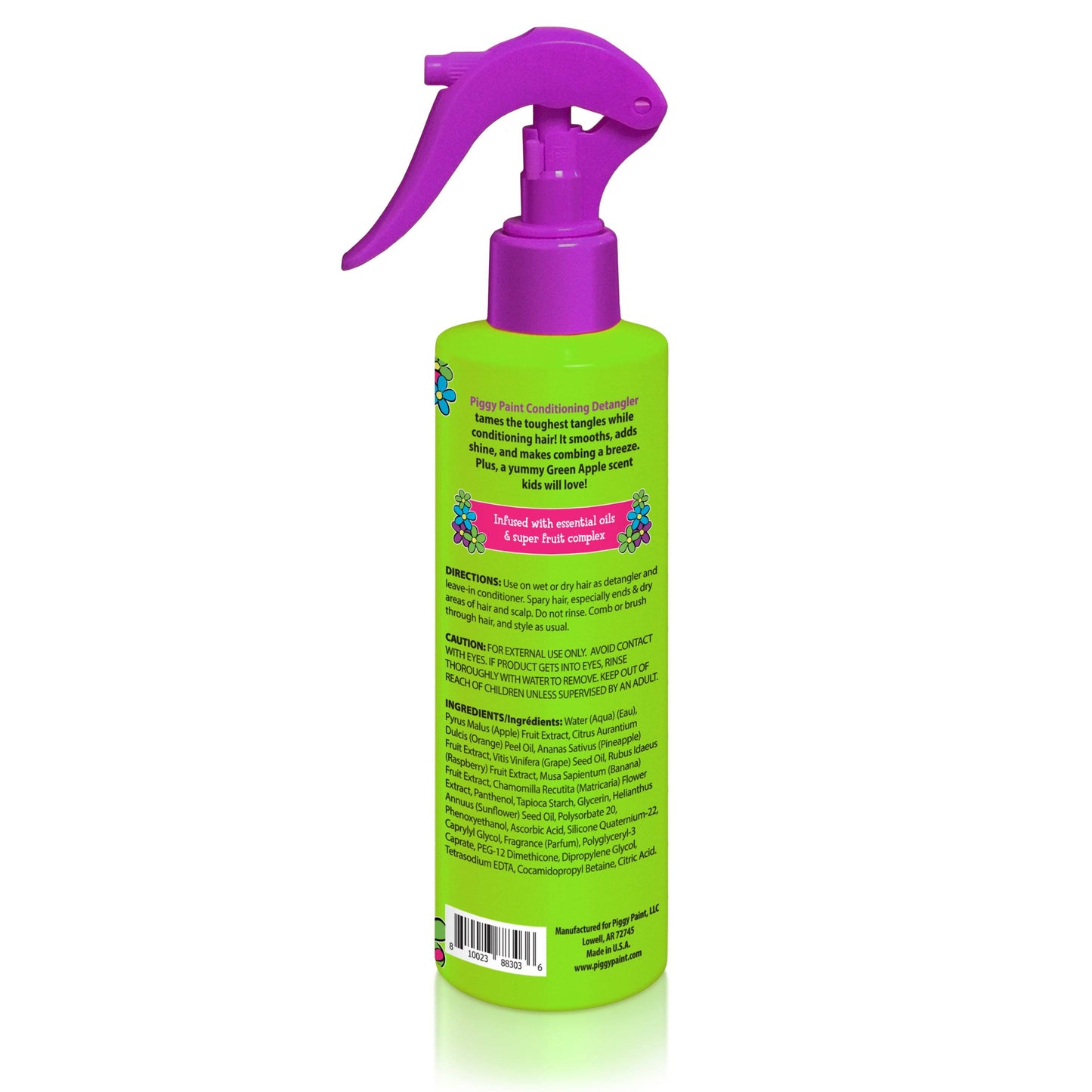Green Apple Conditioning Detangler Non-Toxic Hair Care