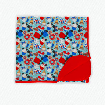 Liberty Bites Double Layered Bamboo Blanket