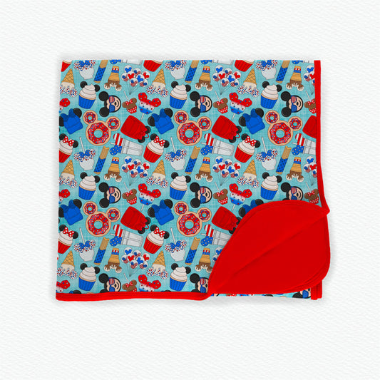 Liberty Bites Double Layered Bamboo Blanket