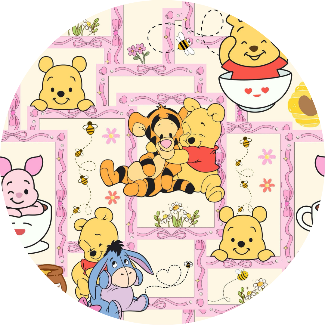 Pooh Patches Bamboo Ruffle Blanket 30x40