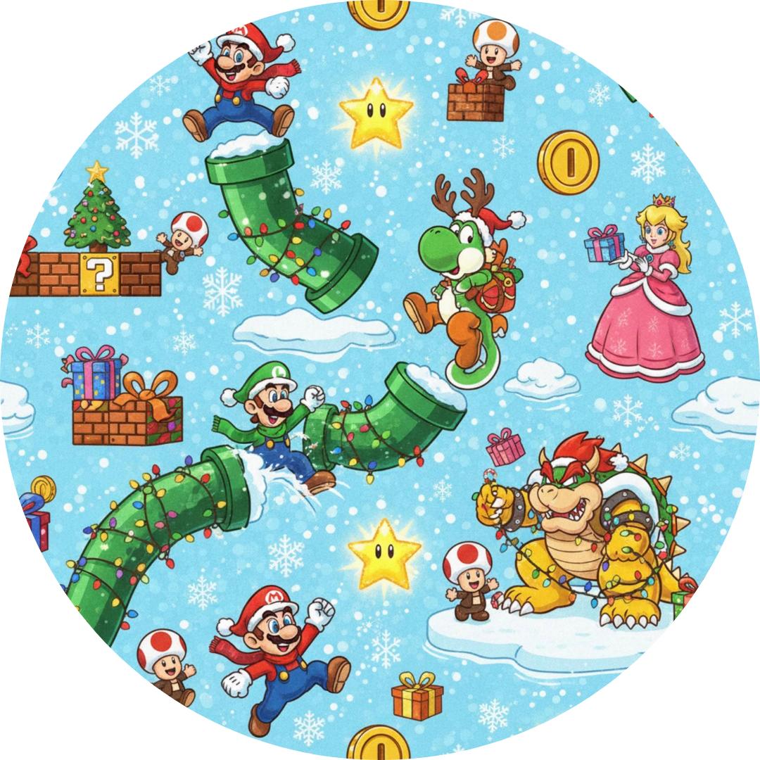 Mario's Christmas Carol Bamboo Zippy