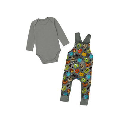 Pumpkin Cuties Bamboo Long Sleeve Onesie & Overalls