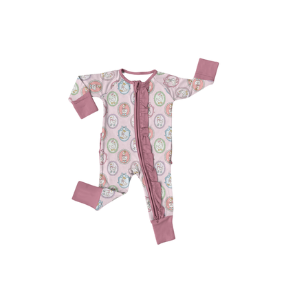 Puddles & Pearls Bamboo Ruffle Zippy