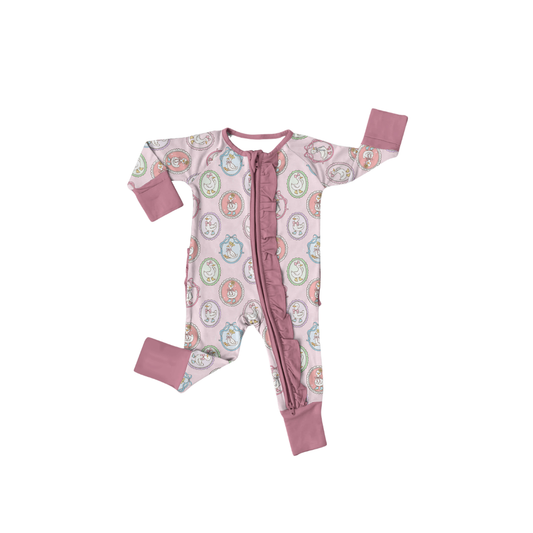 Puddles & Pearls Bamboo Ruffle Zippy