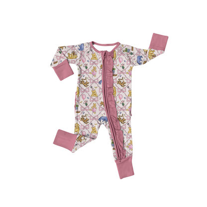 Cake & Honey Bamboo Ruffle Zippy