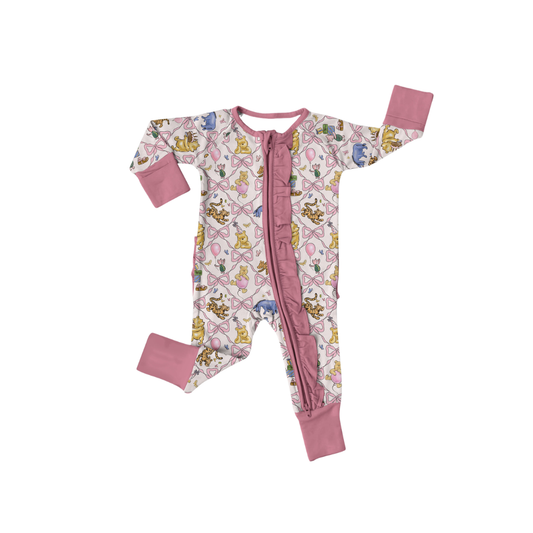 Cake & Honey Bamboo Ruffle Zippy