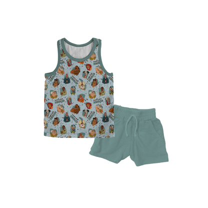Rad Like Dad Bamboo Muscle Tank & Shorts Set