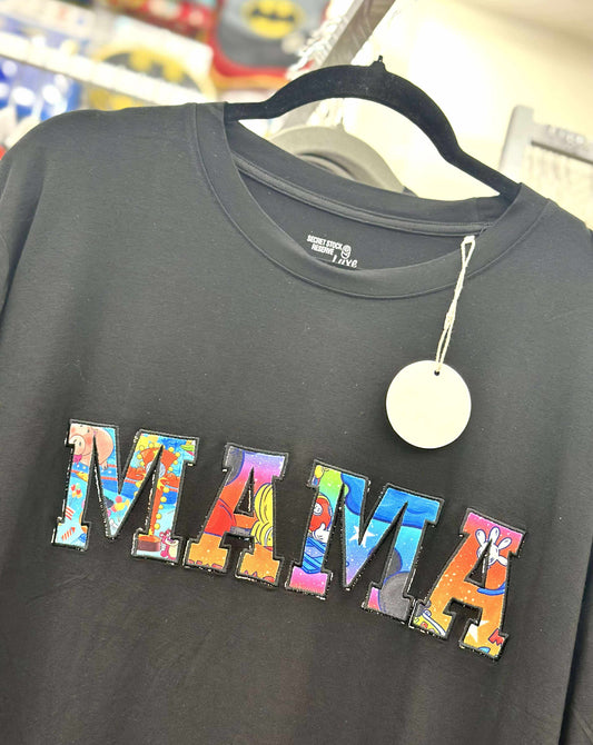 Toy Story Carnival MAMA Embroidered French Terry Bamboo Spandex Adult Sweatshirt