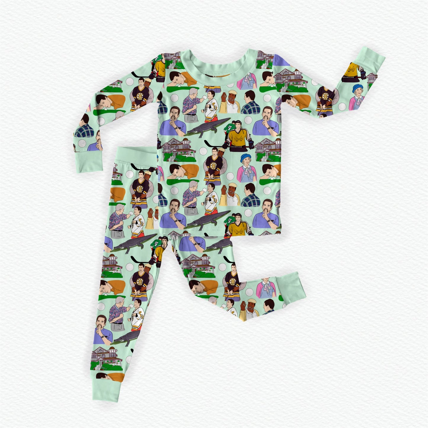 Happy Bamboo Long Sleeve Two Piece Pajama Set