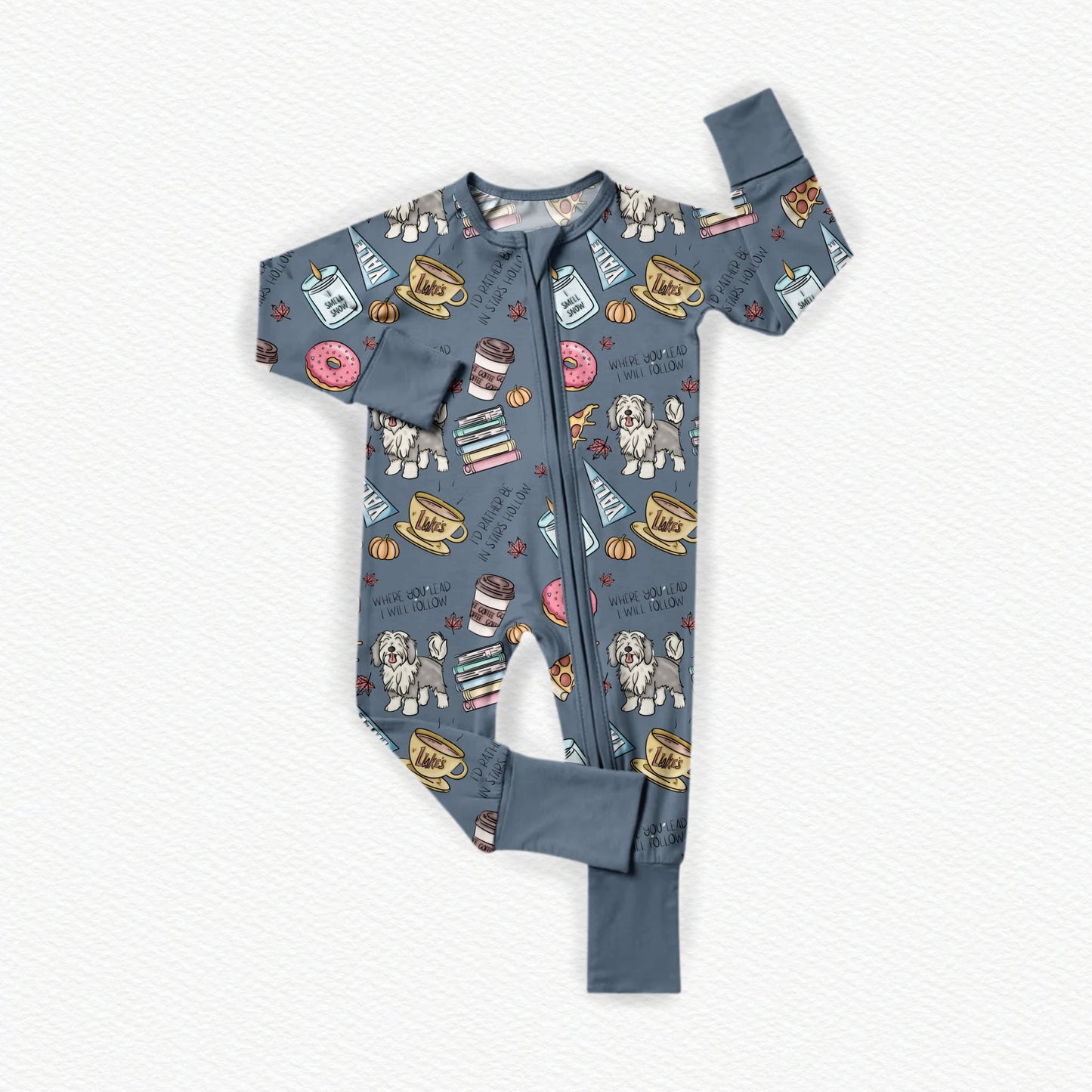 Luke's Diner Bamboo Zippy Pajamas