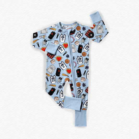 Tree Hill Ravens Bamboo Zippy Pajamas