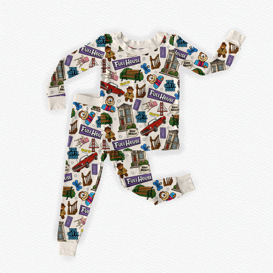 You Got It Dude! Bamboo Long Sleeve Two Piece Pajama Set