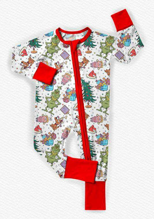 Mean But Merry Bamboo Zippy Pajamas