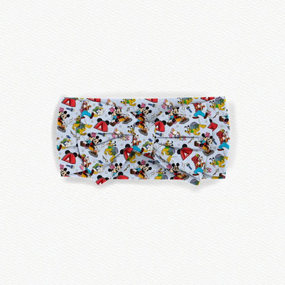 Camp Mouse Bamboo Bow Headband