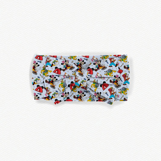 Camp Mouse Bamboo Bow Headband