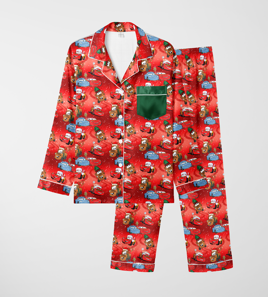 Christmas In Radiator Springs Bamboo Sleepover Long Sleeve & Pants Two Piece Pajama Set