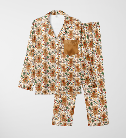 Milk & Cookies Bamboo Sleepover Long Sleeve & Pants Two Piece Pajama Set