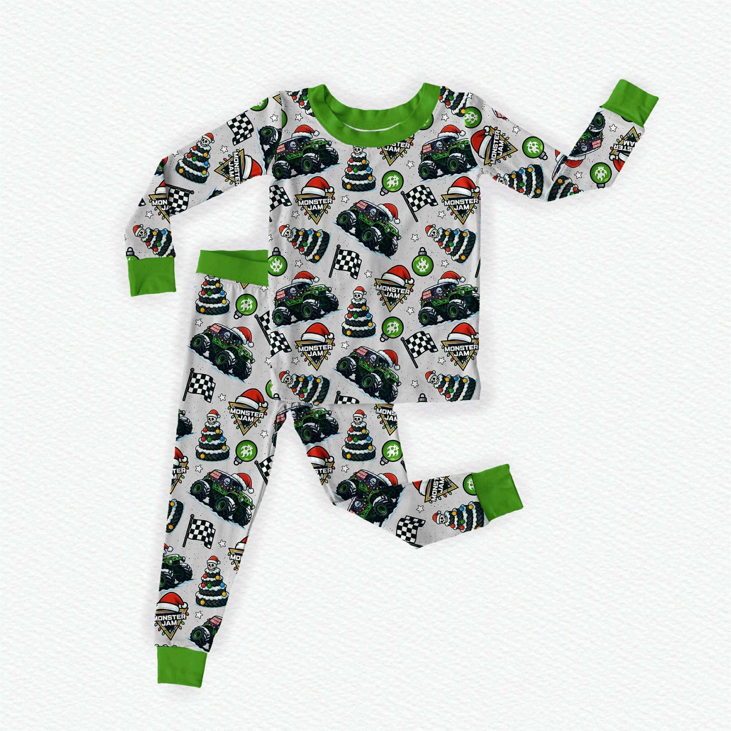 Christmas Jam Bamboo Long Sleeve Two Piece Pajama Set