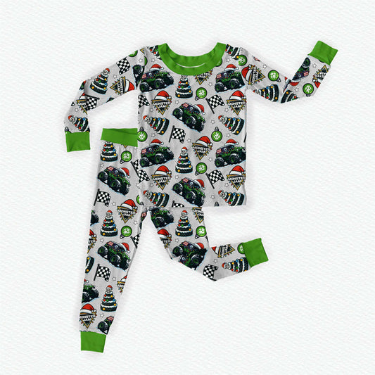 Christmas Jam Bamboo Long Sleeve Two Piece Pajama Set