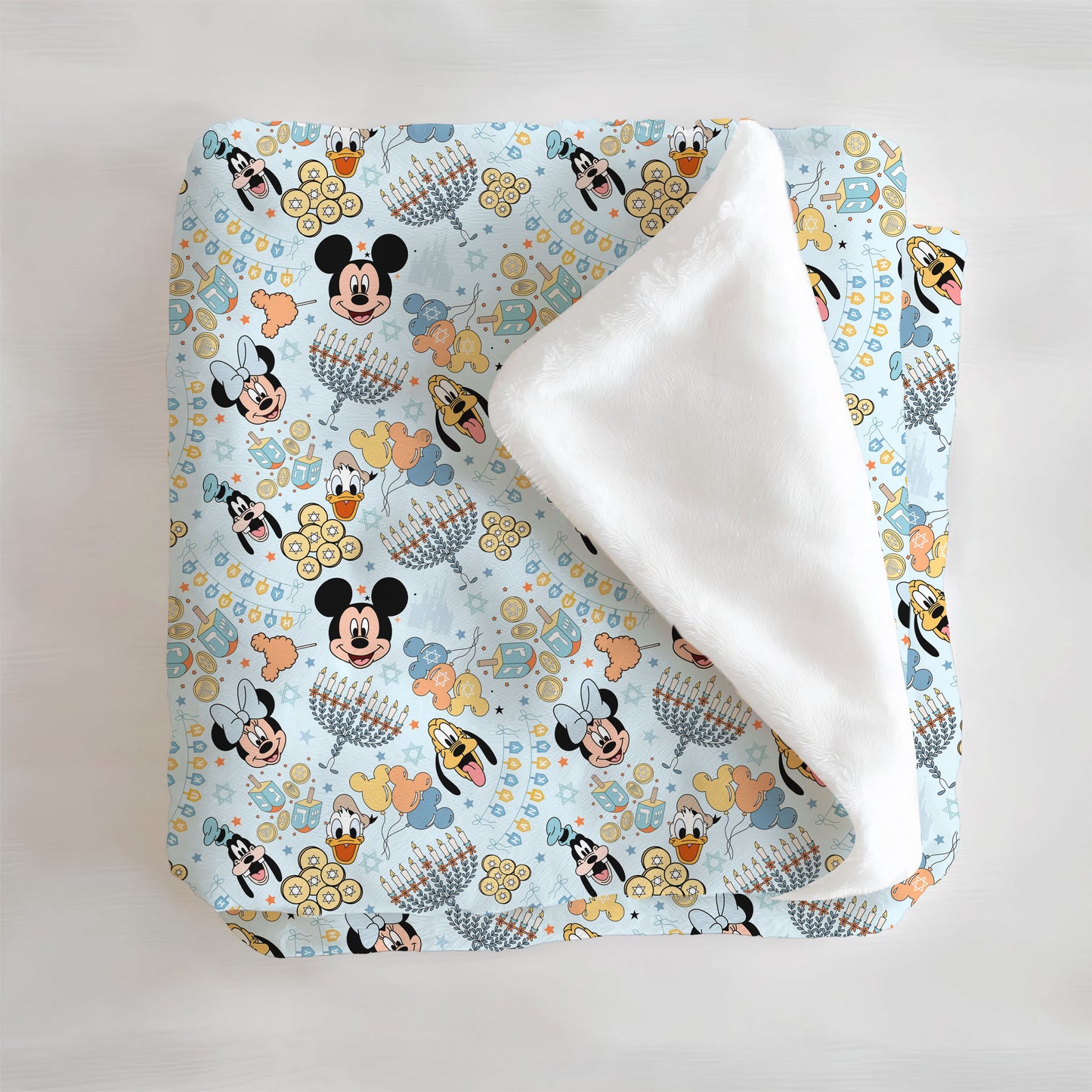 Love You a Latke Minky Blanket