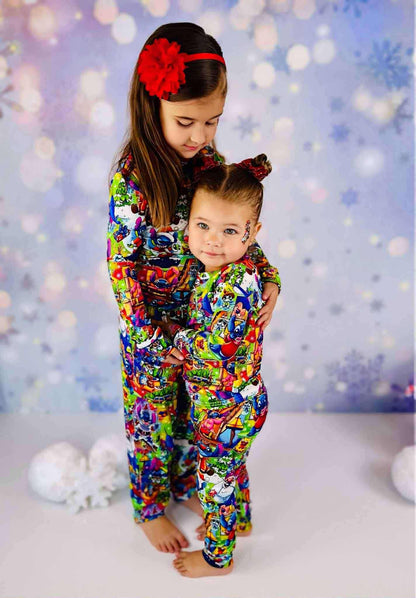 Merry Stitchmas 626 Day Bamboo Long Sleeve Two Piece Pajama Set