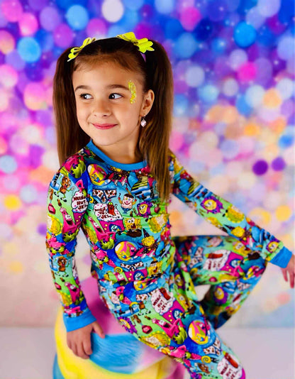 Goofy Goobers Bamboo Long Sleeve Two Piece Pajama Set