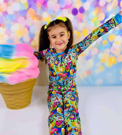 Goofy Goobers Bamboo Long Sleeve Two Piece Pajama Set