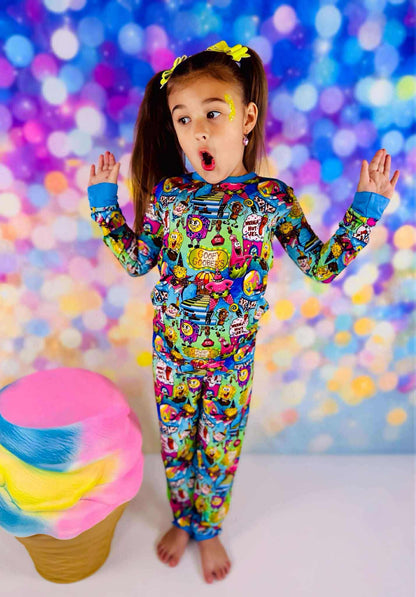 Goofy Goobers Bamboo Long Sleeve Two Piece Pajama Set