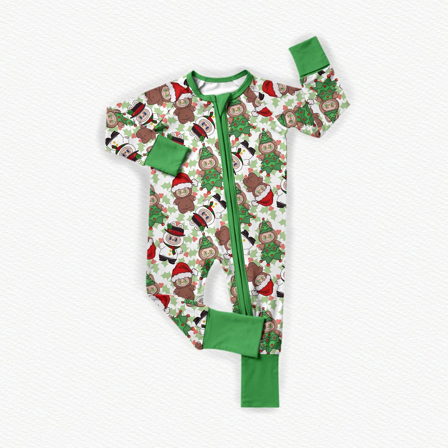 Naughty Or Nice Bamboo Zippy Pajamas
