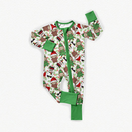 Naughty Or Nice Bamboo Zippy Pajamas