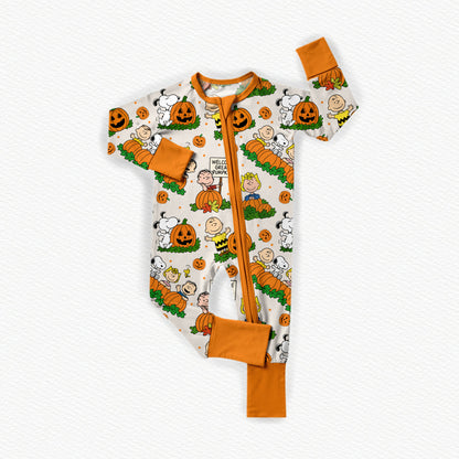 Great Pumpkin Bamboo Zippy Pajamas