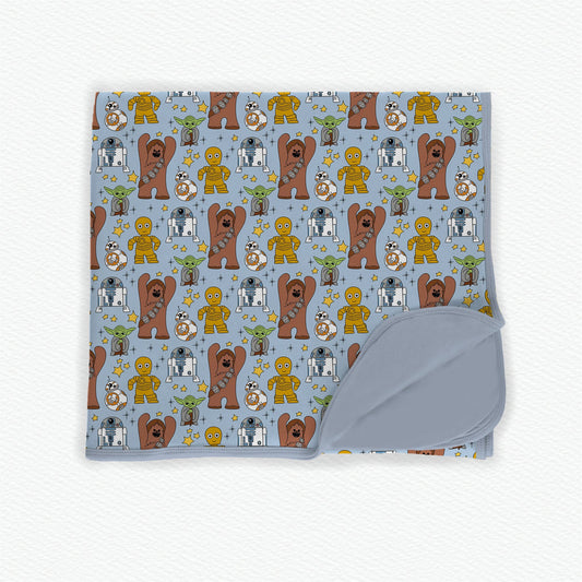 Space Pals Double Layer 50x50 Bamboo Blanket