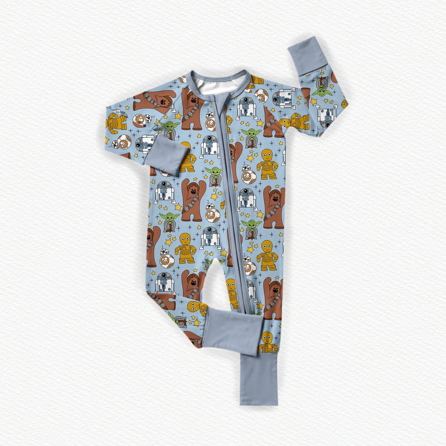 Space Pals Bamboo Zippy Pajamas