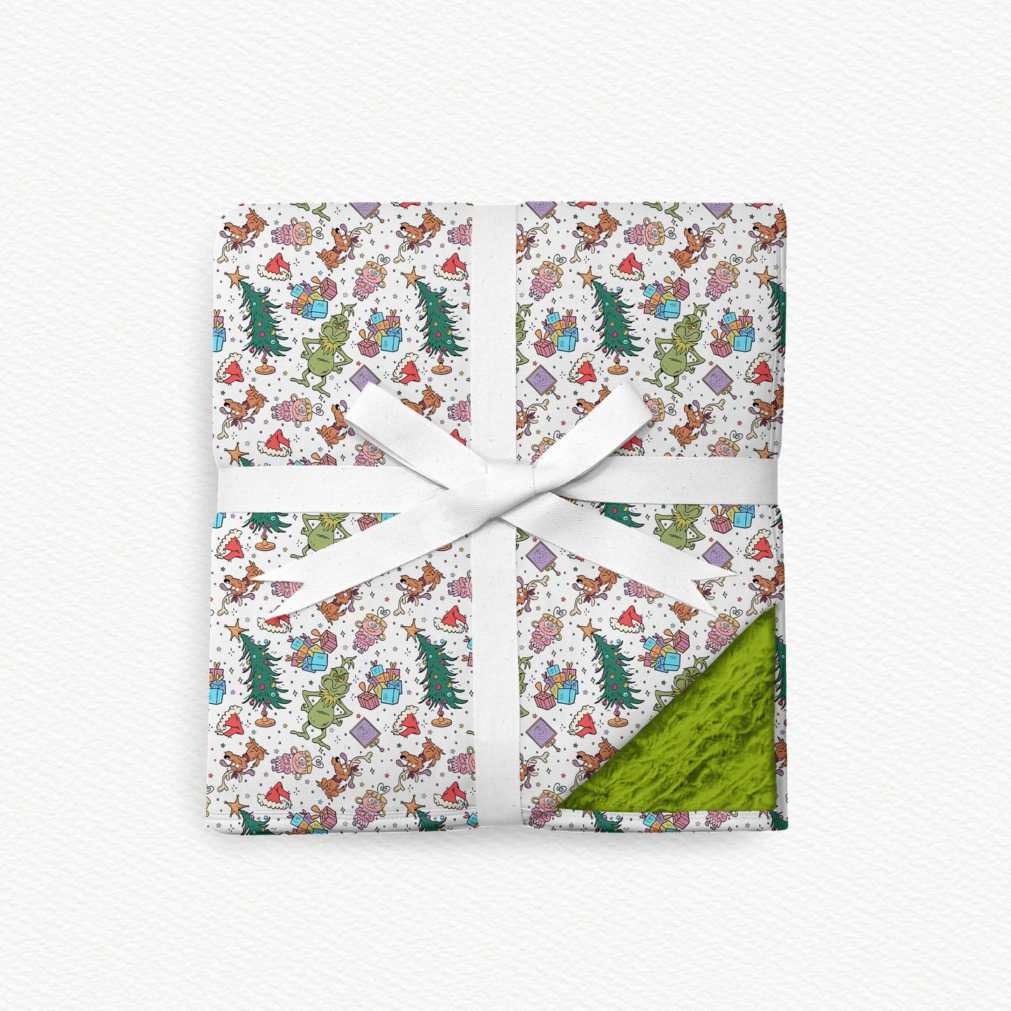 Mean But Merry Christmas Fur Backed Bamboo Blanket