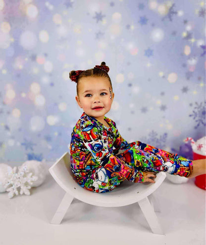 Merry Stitchmas 626 Day Bamboo Long Sleeve Two Piece Pajama Set