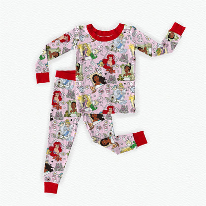 Small World Bamboo Long Sleeve Two Piece Pajama Set