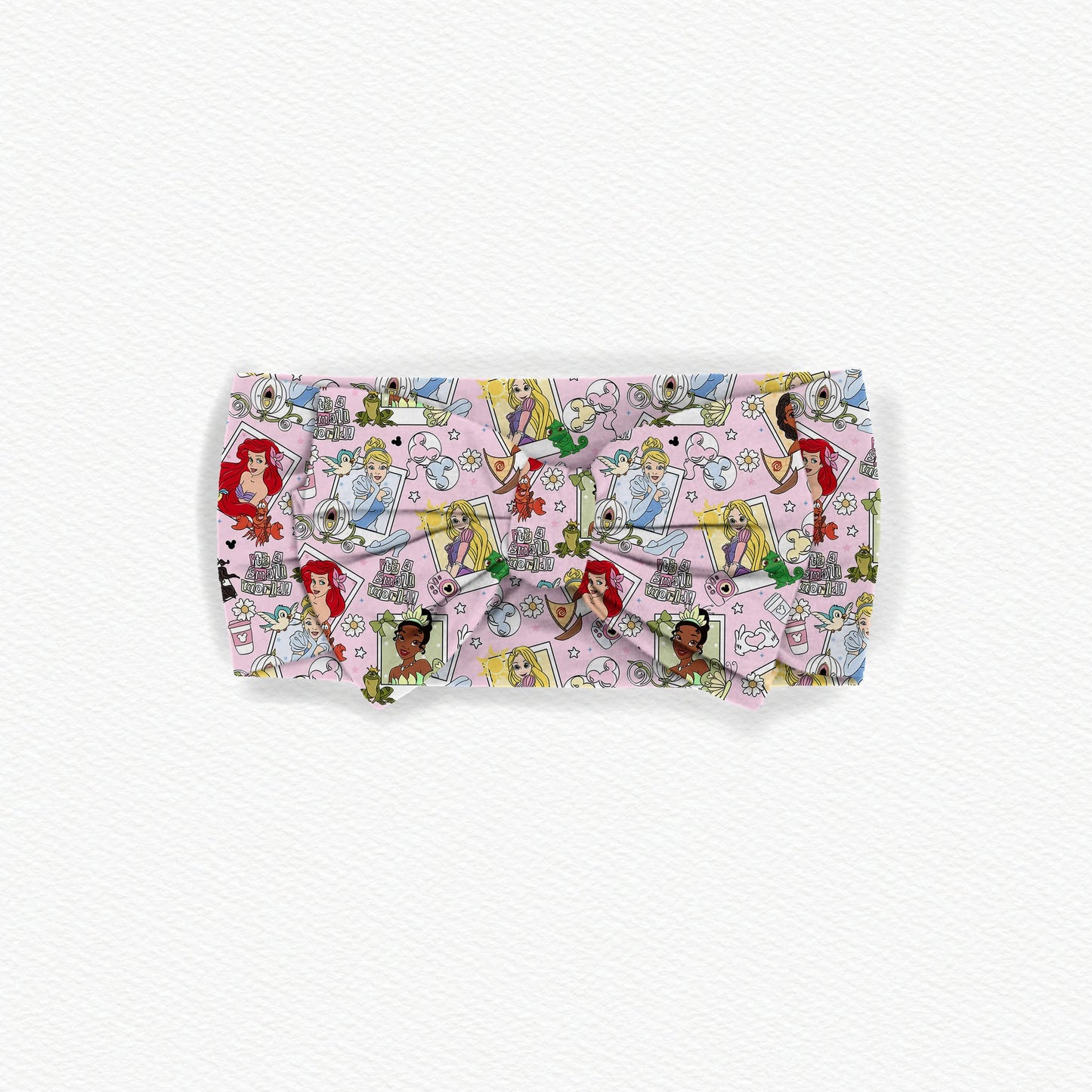 Small World Bamboo Bow Headband